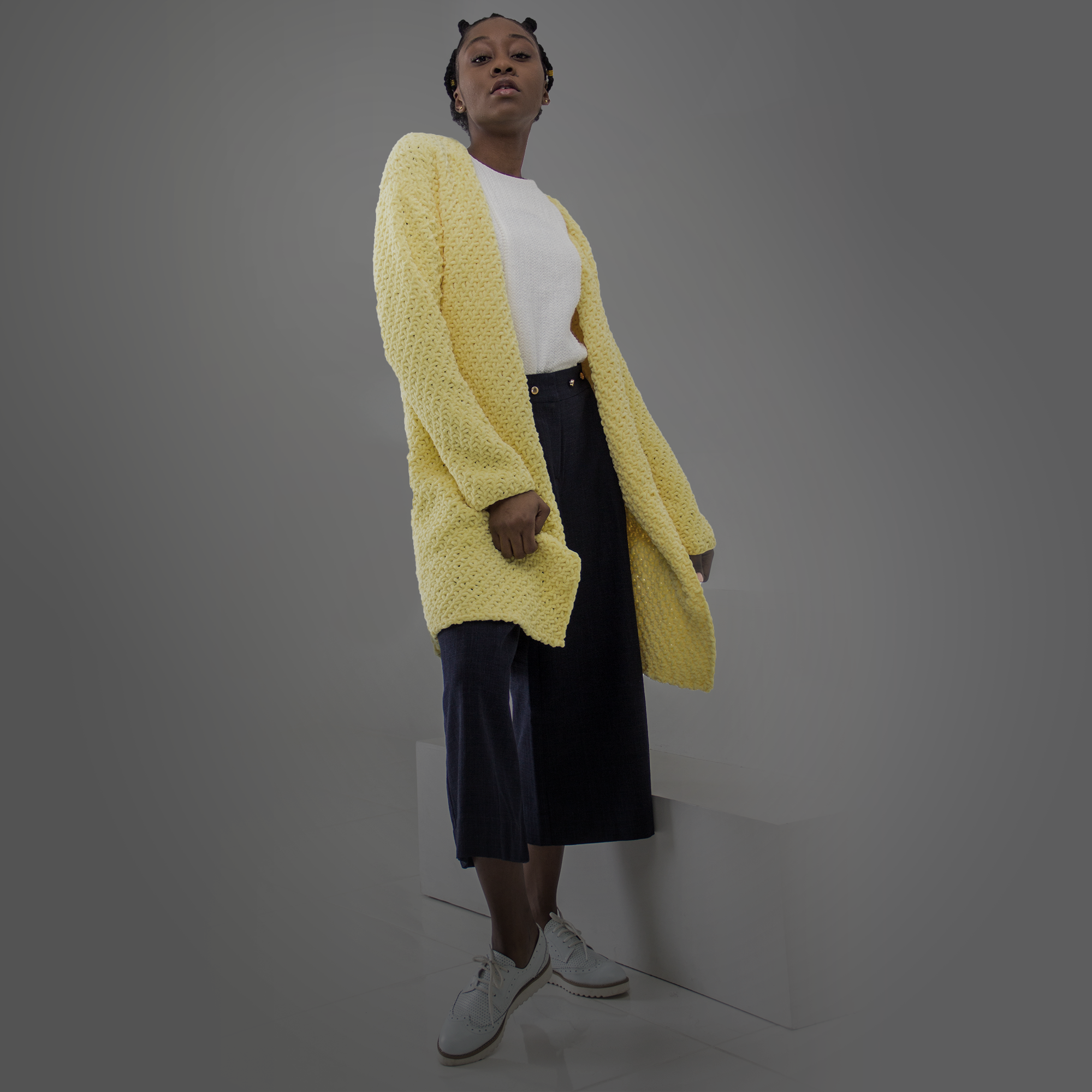 High Waisted Flood Pants