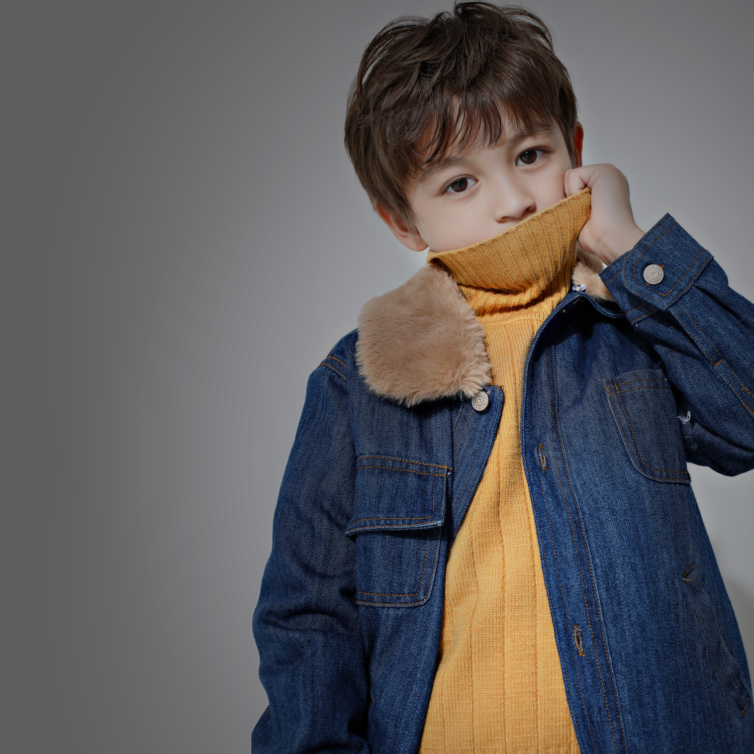 Bright Yellow Turtleneck Sweater