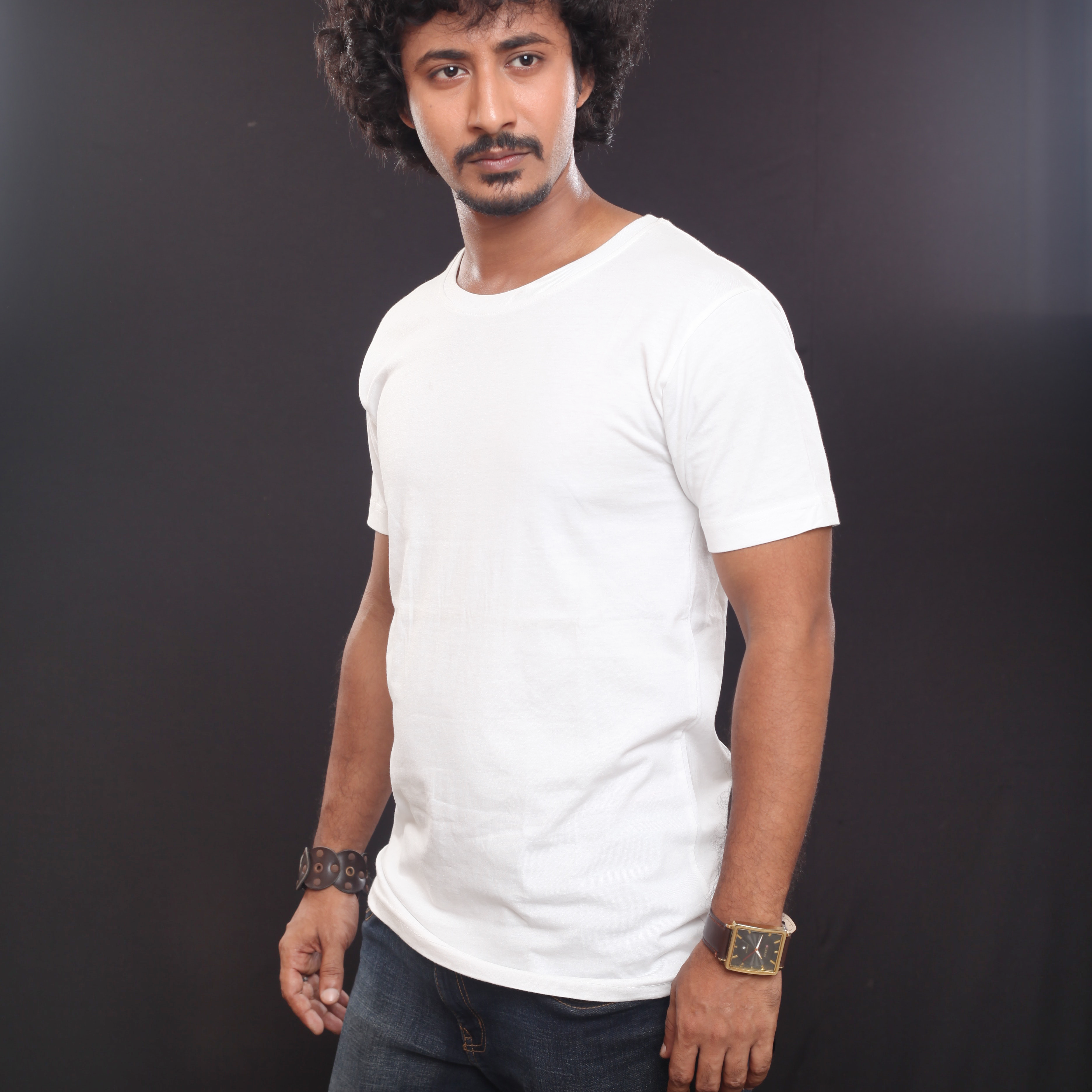 Apollo White Cotton T-Shirt