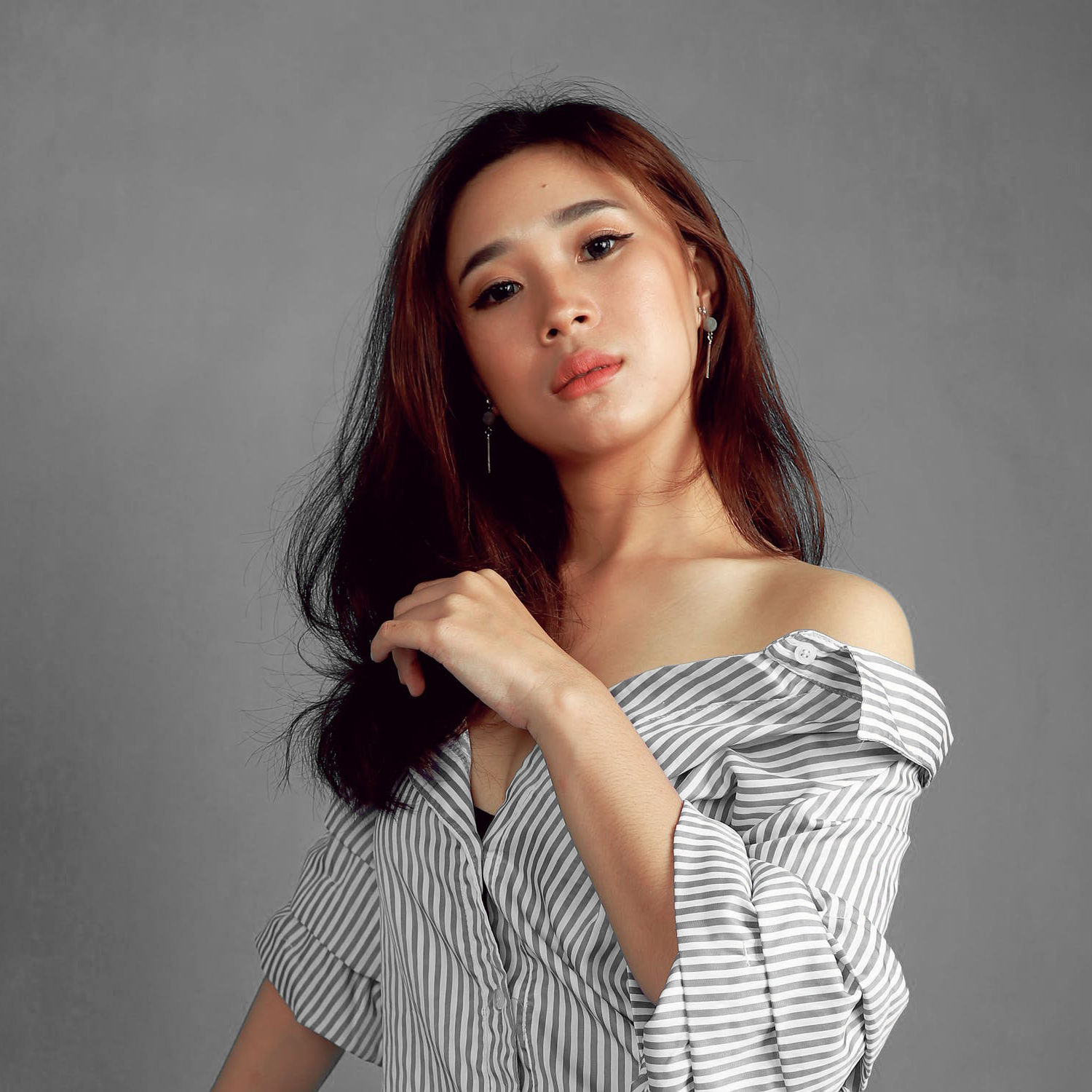 Striped Business Dress Shirt