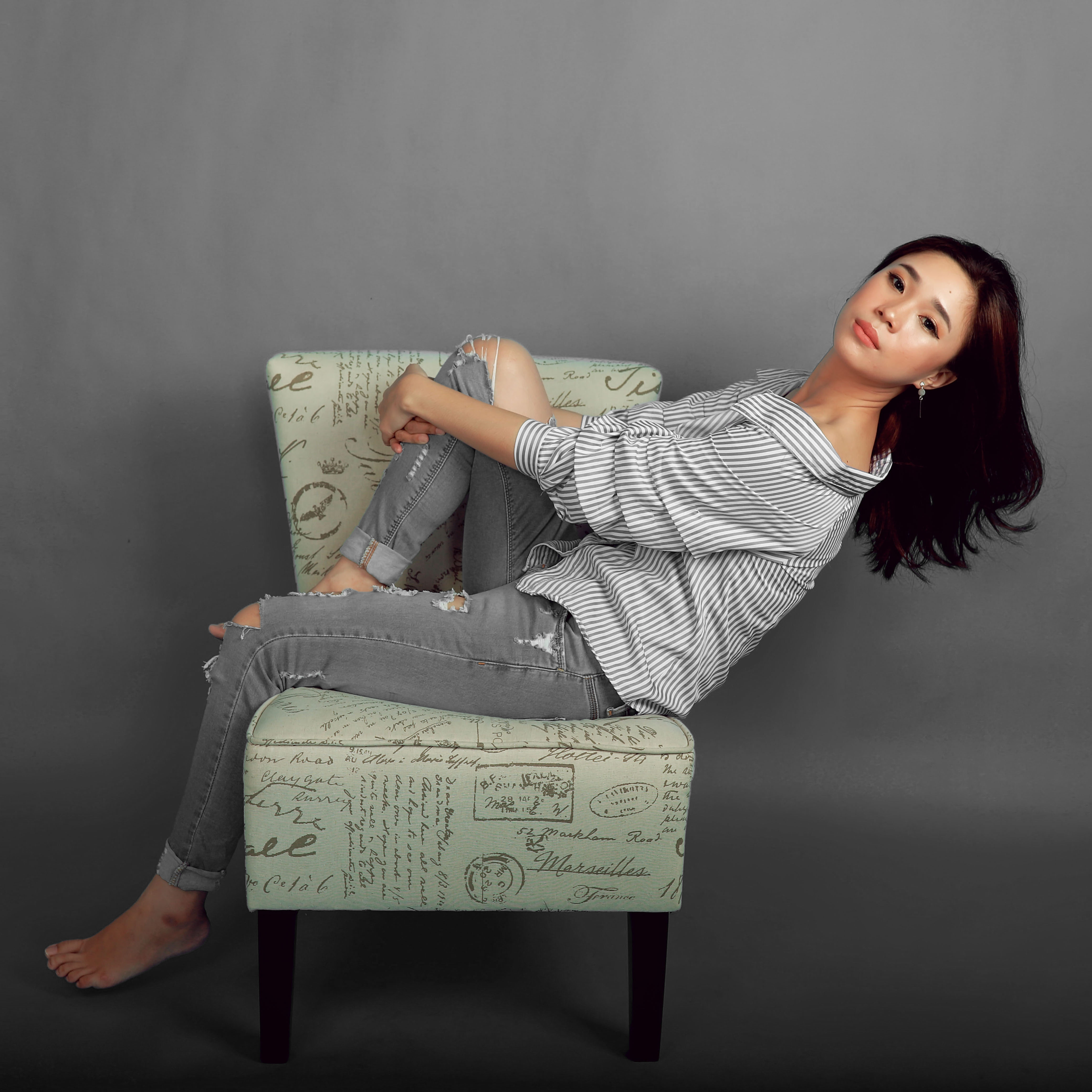 Striped Business Dress Shirt